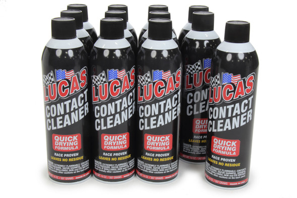 Lucas Oil Contact Cleaner Aerosol Case 12X14 Ounce Cans 10799