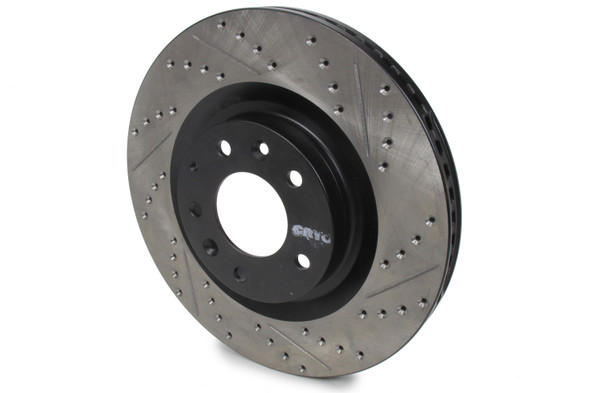 Stoptech Sport Cryo Drilled/Slott Ed Brake Rotor; Front Le 127.45080Cl