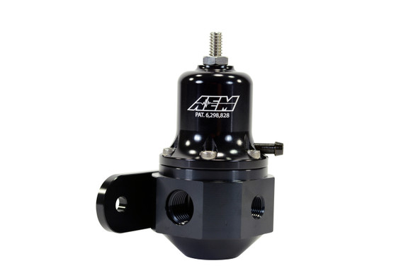 Aem Electronics Fuel Pressure Regulator Universal Adjustable 25-305Bk