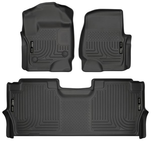 Husky Liners Front & 2Nd Seat Floor L Iners Weatherbeater 94061