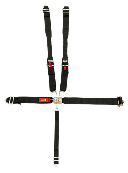 Crow Safety Gear Ratchet Belts 3In Latch And Link Bolt In Black 40074L