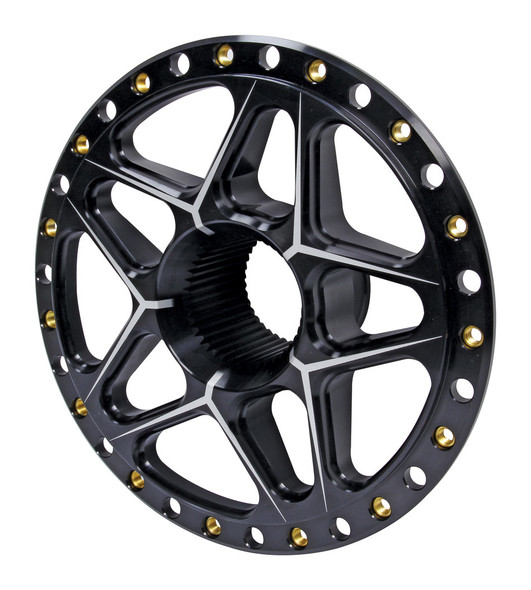 Ti22 Performance Splined Wheel Center Black Tip2890