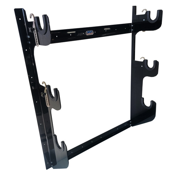 Hepfner Racing Products Axle Rack Wall Mount 1 Rear And 2 Fronts Blk Hrp6776-Blk