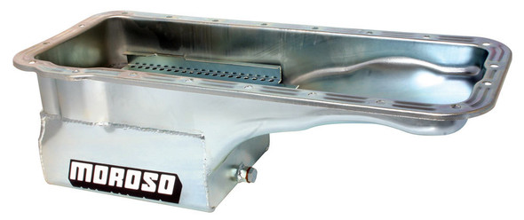 Moroso Ford Fe S/S Oil Pan - 7Qt. Front Sump 20609