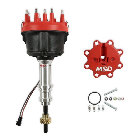 Msd Ignition Billet Distributor Sbf 302 W/Bronze Gear 85827