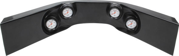 Quickcar Racing Products Extreme 4-Gauge Molded Dash Op/Wt/Ot/Fp Black 61-7724