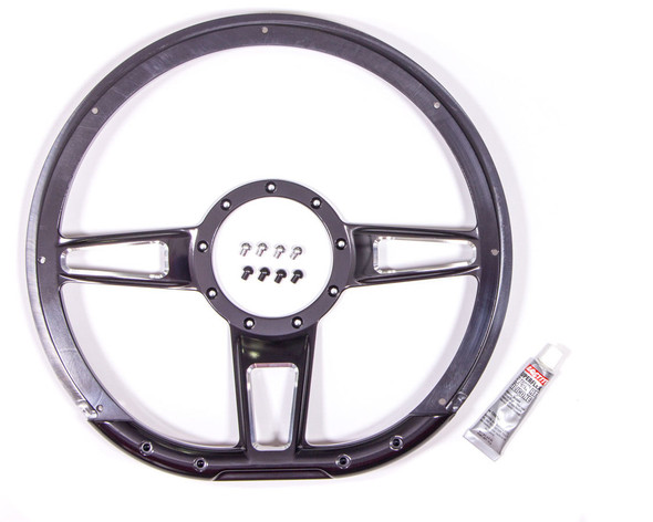 Billet Specialties Steering Wheel Formula D-Shaped 14In Contrast Bc29409