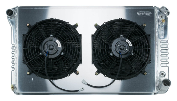 Cold Case Radiators 67-76 Gm P/U Radiator W/Dual 14In Fan Kit Gmt558Ask