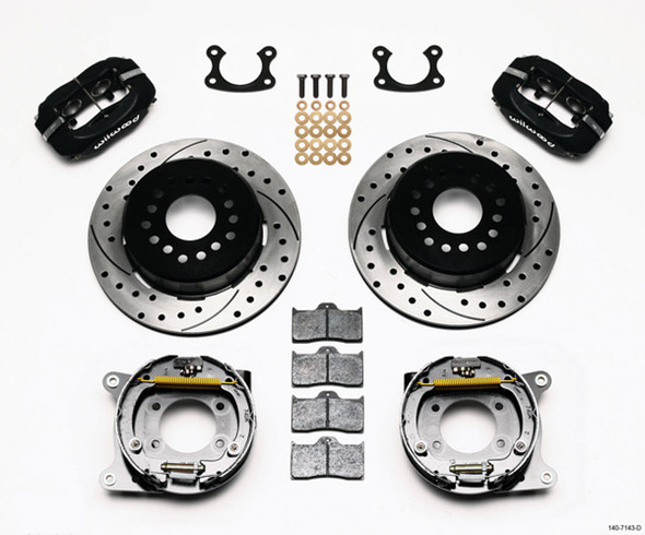 Wilwood P/S Park Brake Kit Small Ford 2.66In 140-7143-D