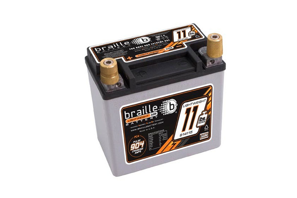 Braille Auto Battery Racing Battery 11.5Lbs 904 Pca 5.8X3.3X5.8 B14115