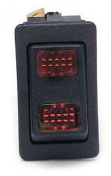 Painless Wiring Rocker Switch Red 80403