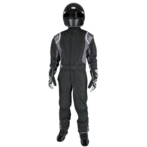 K1 Racegear Suit Precision Ii 6X- Small Black/Grey 20-Pry-Ng-6Xs
