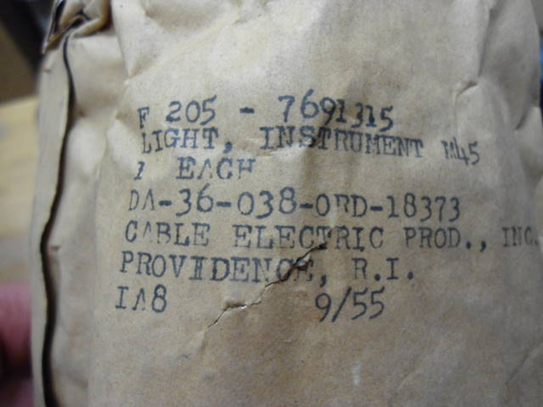 U.S. Military M45 Light Instrument Billings Army Navy Surplus Store