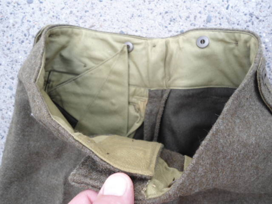 Canadian Army Surplus Wool Pants for Hunting