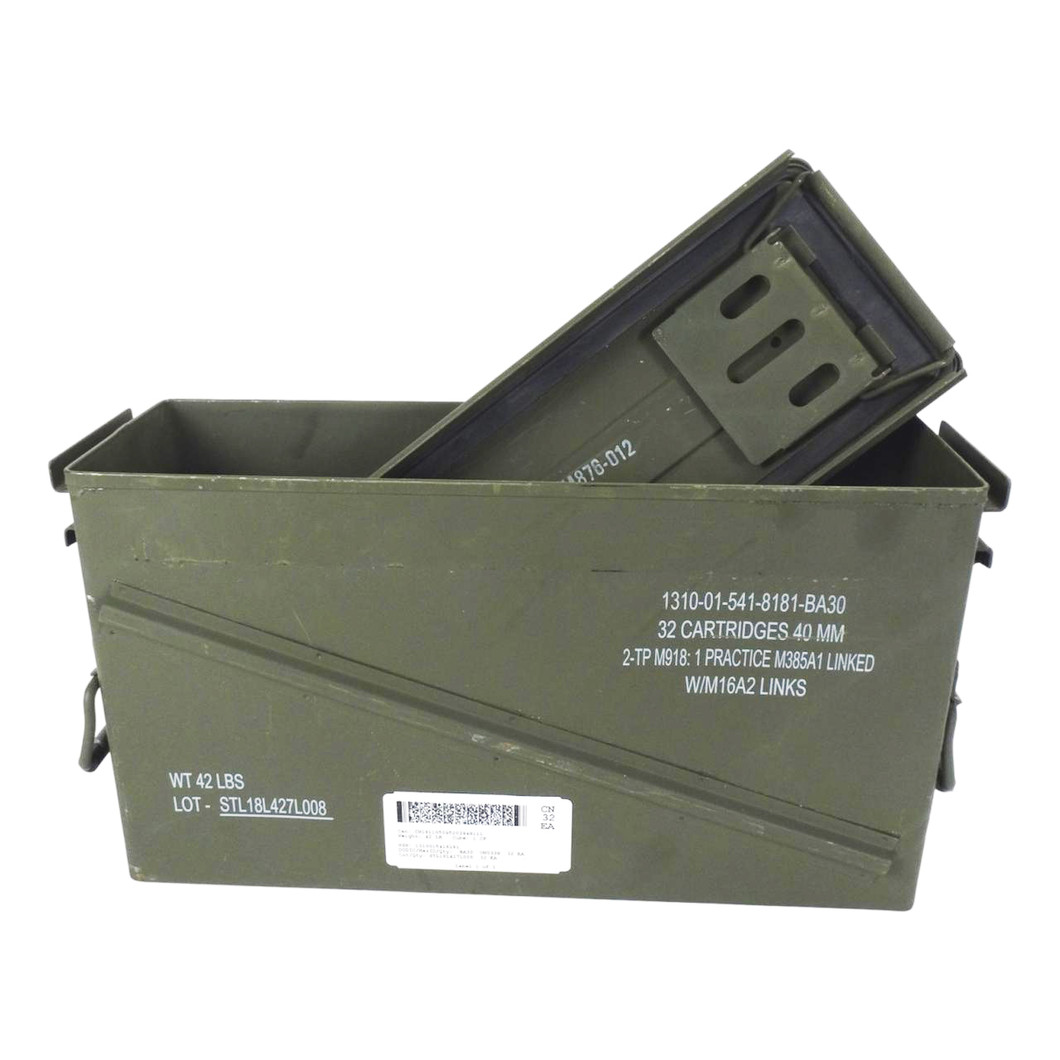 USGI 40mm & 81mm Ammo Can, 2 Pack - Venture Surplus