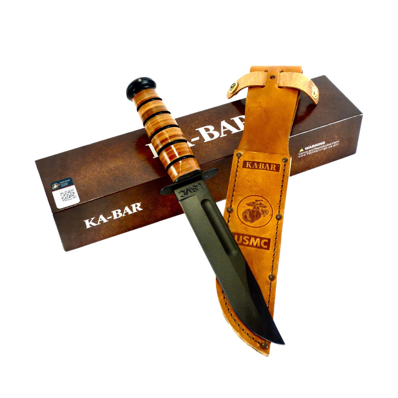 KA-BAR USMC Full Size Straight Edge - Billings Army Navy Surplus Store