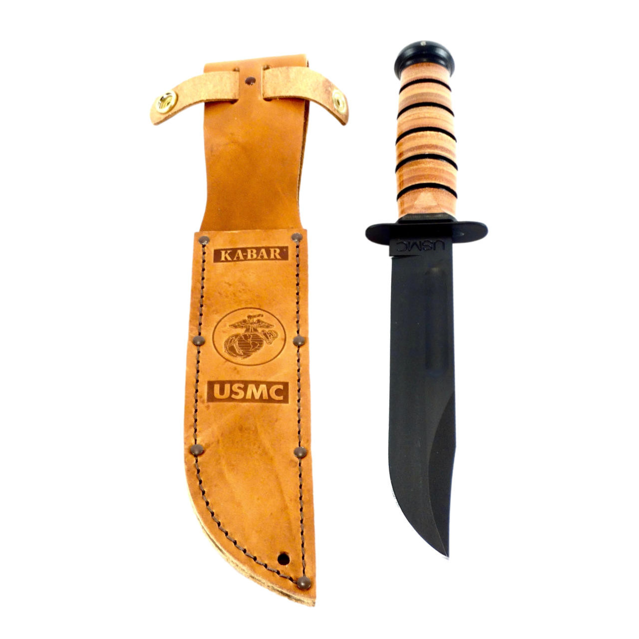 KA-BAR USMC Full Size Straight Edge - Billings Army Navy Surplus Store