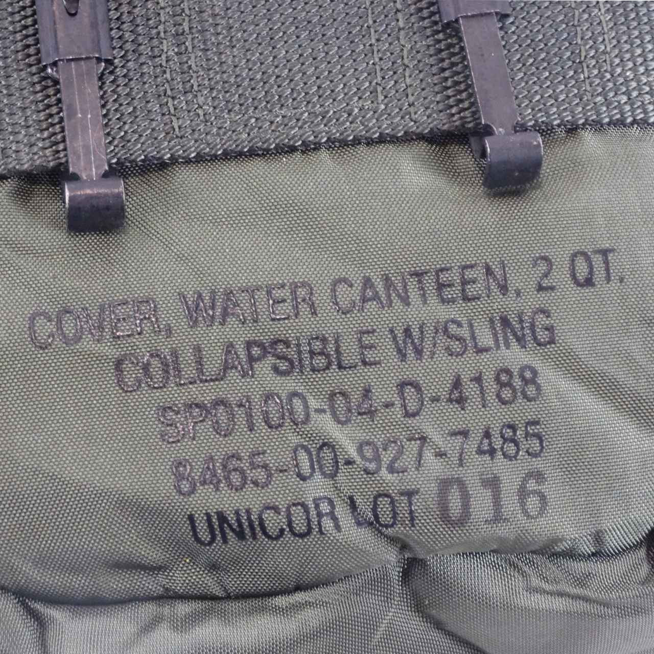 US Military 2 Qt Collapsible Canteen Cover - Billings Army Navy