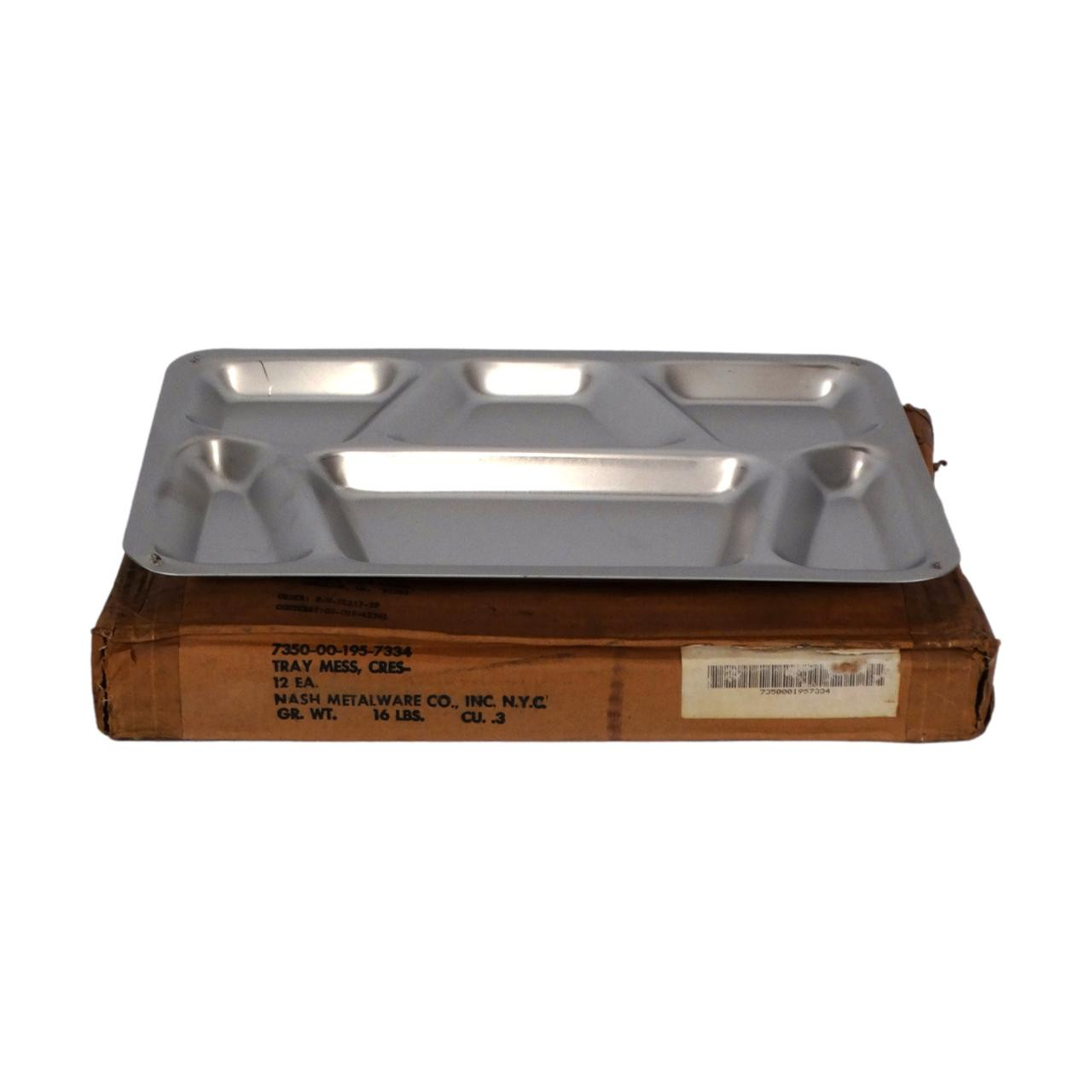 US Military Mess Hall Food Tray