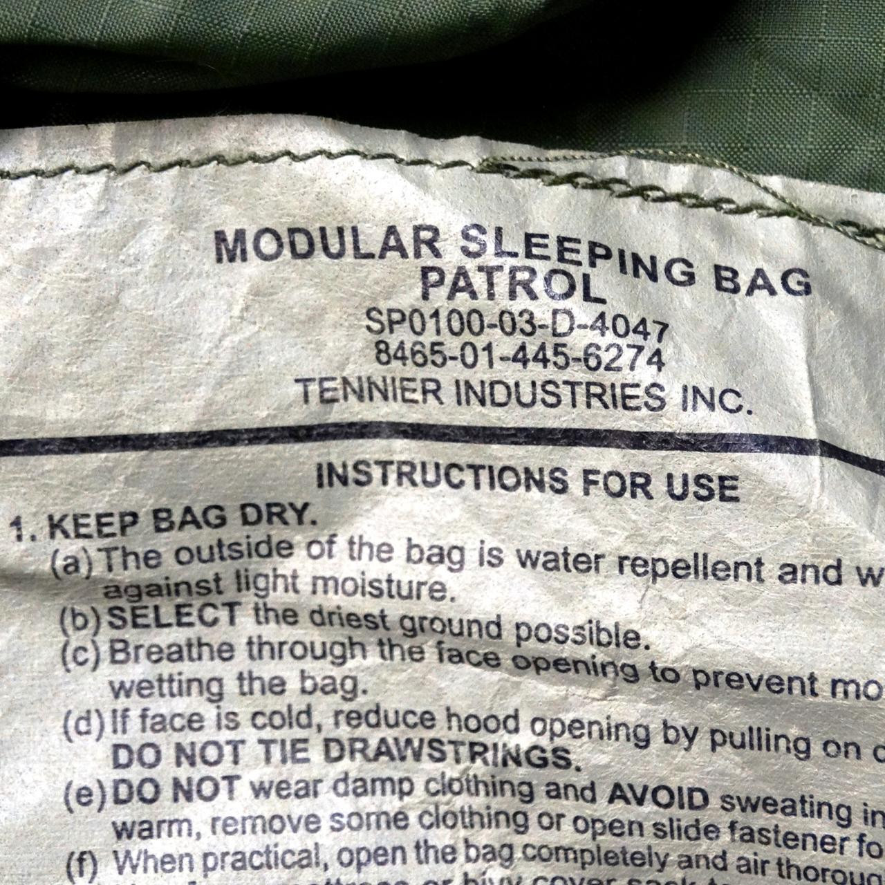 US Military Modular Sleep System (MSS)
