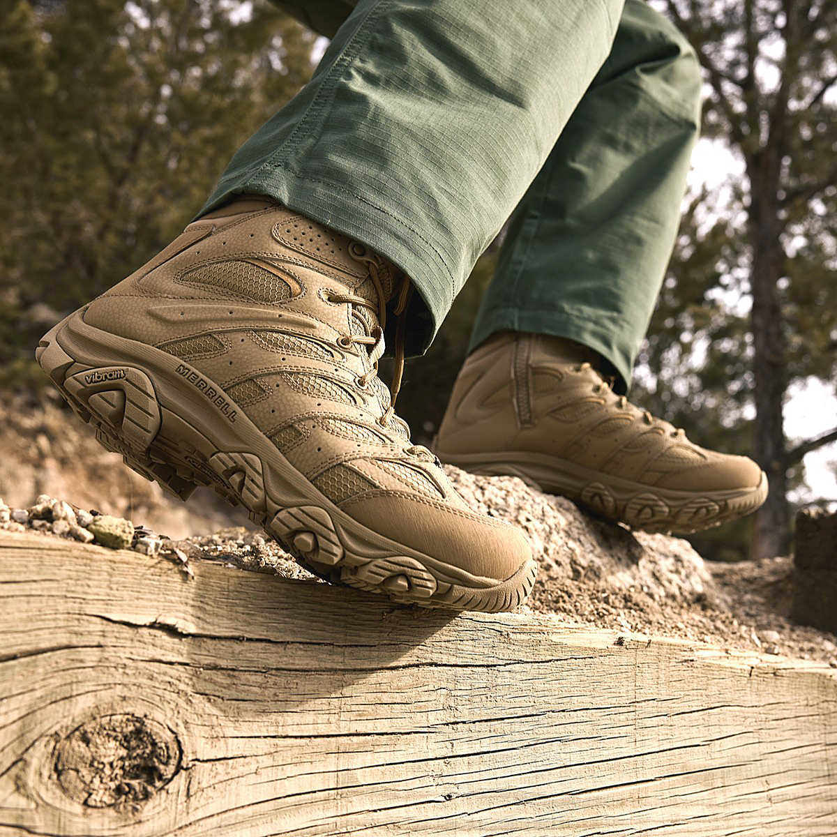 Merrell Men's Moab 3 8″ Tactical Zip Waterproof Boots