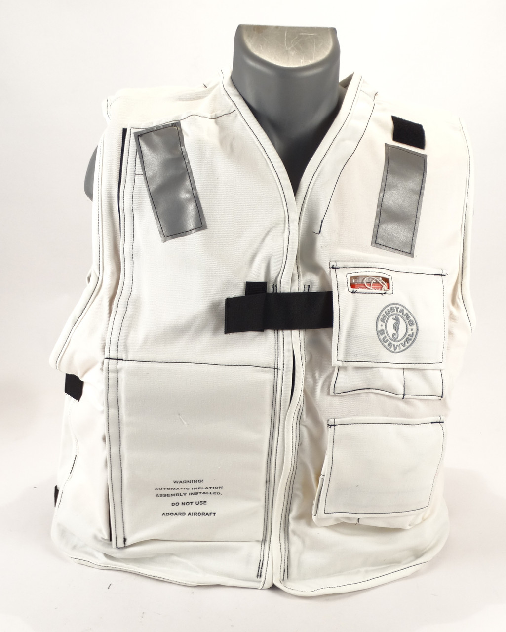 US Navy Flight Deck Life Preserver Vest USN MK-1 MD3040 (w/strobe)