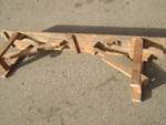 U.S. Army WWI Mess Hall Bench