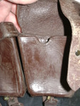 Vintage European Leather Ammo Pouches