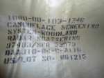 US Military Camouflage Net System Cover (empty)