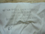 US Military Trigger Finger Snow Camouflage Mitten Shells