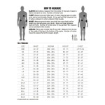 Tru-Spec size chart