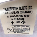 Sleeping Bag Liner - label
