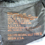 Parka Hood - label