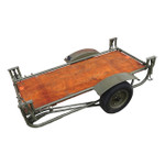 Bicycle trailer - folded up