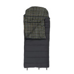 Browning Klondike -30° Sleeping Bag - open showing baffles and hood