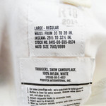 Snow white trousers - regular inseam label