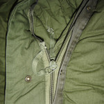 Sleeping Bag - closeup of zipper and storm flap
