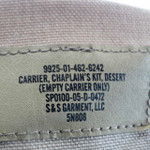 Chaplain's Kit Carrier - label