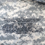 Wet Weather Poncho - label