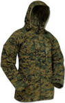 USMC GTX Parka front with hood
