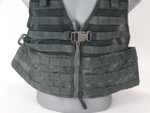 Dyed Green ACU Vest waist