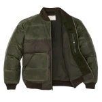 Filson Down Bomber Jacket unzipped