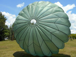Army T10 Parachute opened