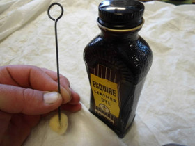 Vintage WWII Esquire Leather Dye (brown mahogany)
