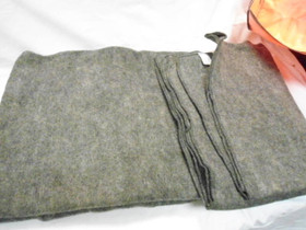 US Military Wool Fire Blanket With Bag
