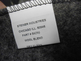 US Military Wool Fire Blanket With Bag