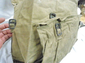 バックラッシュ　Vest Bag Used Italian Army Tent バックラッシュ Vest Bag Used Italian Army Tent