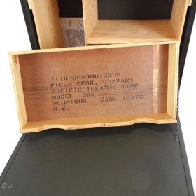 Field Desk drawer pulled out