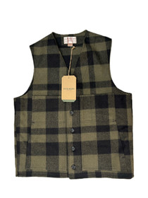Filson Wool Vest otter/green plaid