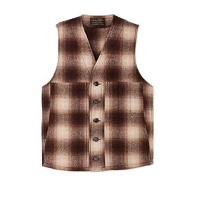 Filson Wool Vest brown/tan ombre